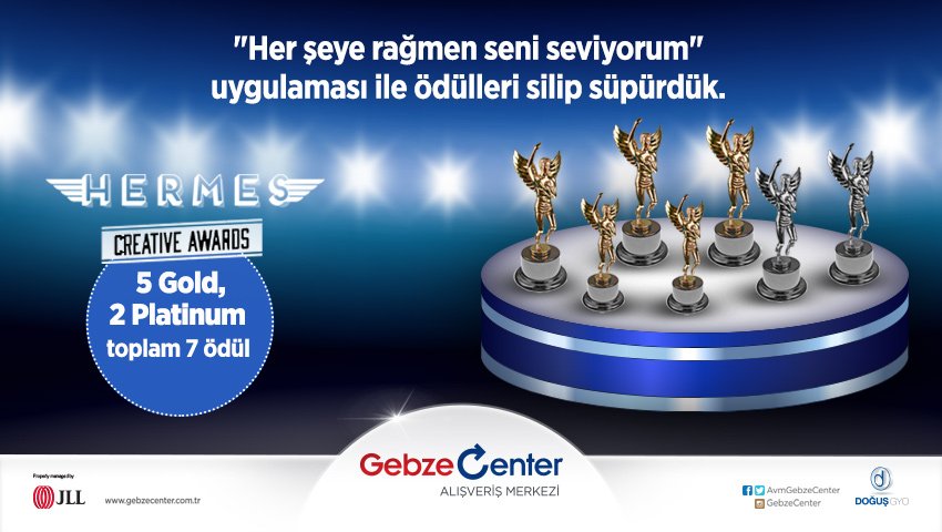 Gebze Center'e 7 ödül