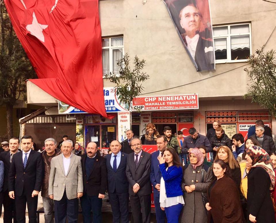 CHP Nenehatun Temsilciliği resmen açıldı