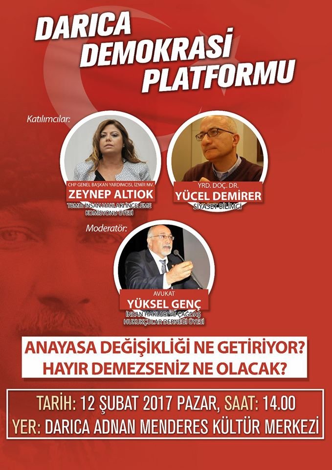 Darıca Demokrasi Platformu'ndan panel