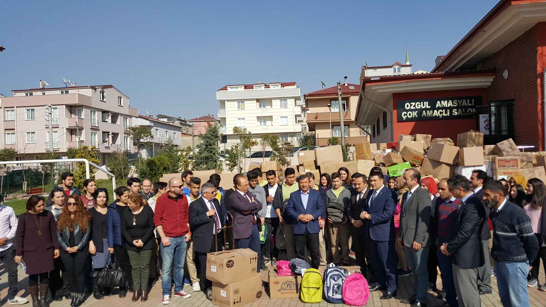 Darıcalı okullardan Suriye'ye yardım!