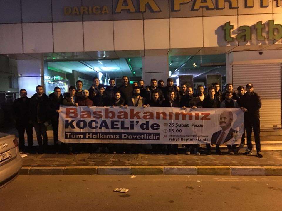 Ak Gençler Darıca mitinge hazır!