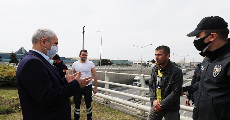 İntihar girişimini Büyükgöz engelledi