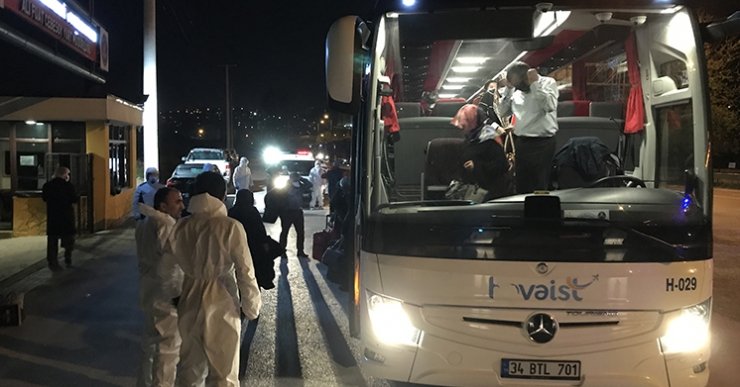 Fransa'dan gelen 288 yolcu Kocaeli'de karantinaya alındı
