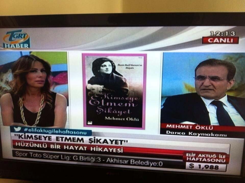 Yeni kaymakam TV'lerin ilgi odağı