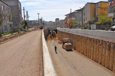  Darıca Okul Caddesi Tüneli Şekillendi